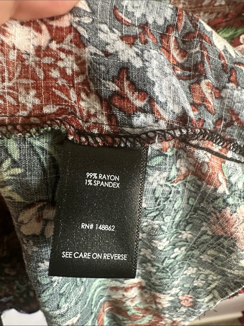 torrid Black Multi Floral Short Sleeve Peplum Top - Picture 4 of 8